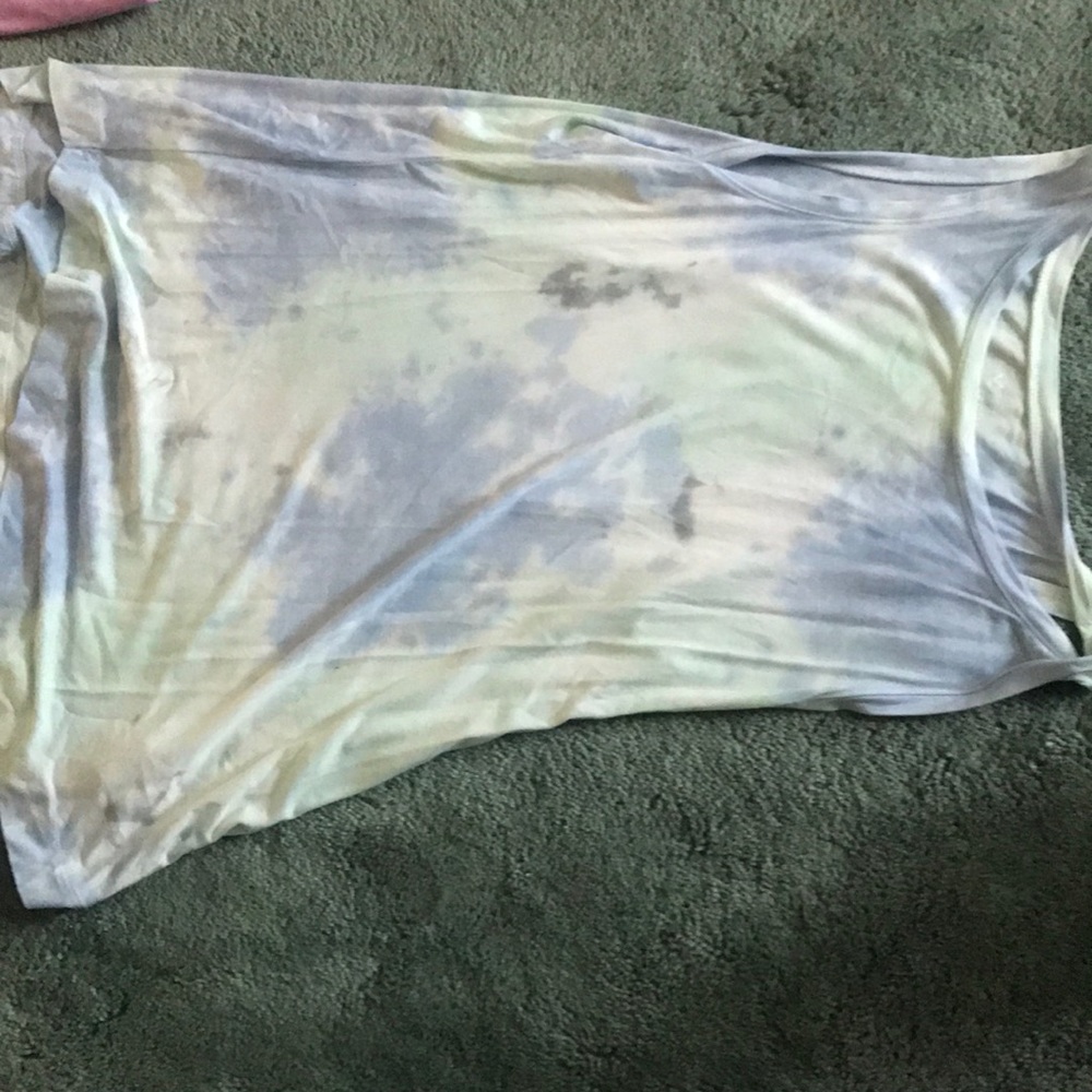 American eagle tie-dye tank top